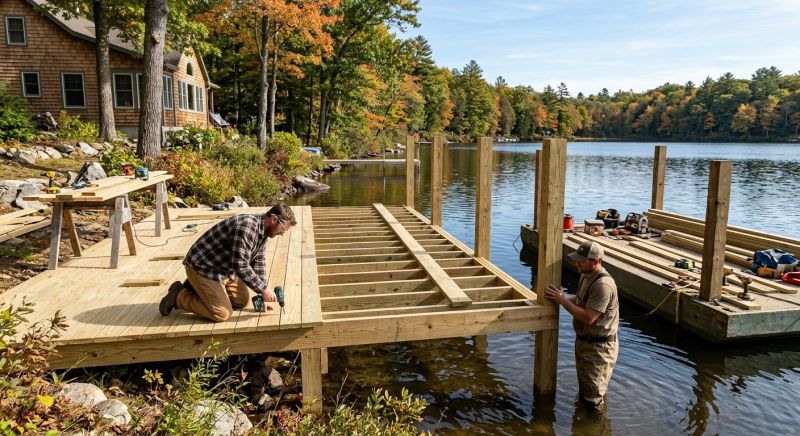 Water Dock Installation in Overland Park, KS