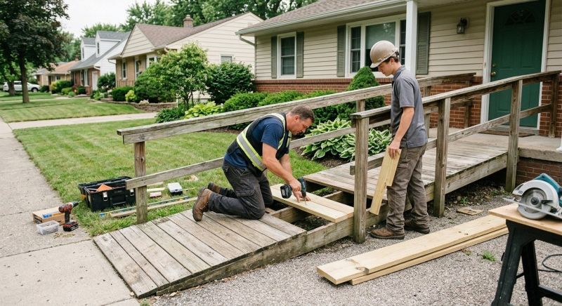Wood Ramp Service in Kansas City, KS