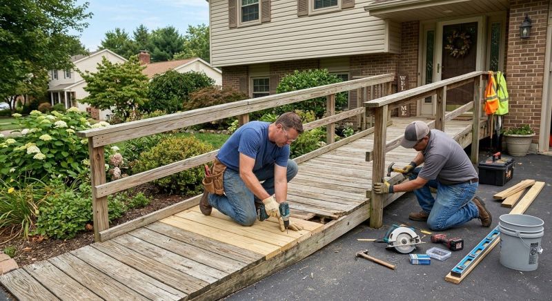 Accessible Ramp Installation in Conroe, TX
