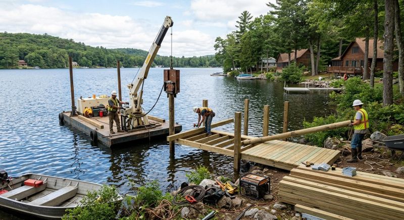 Boat Dock Installation in Olathe, KS