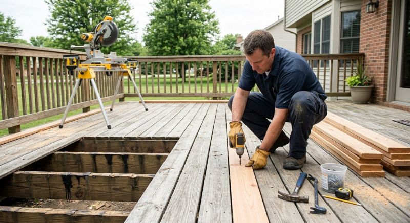 Cedar Deck Repair in Redmond, WA