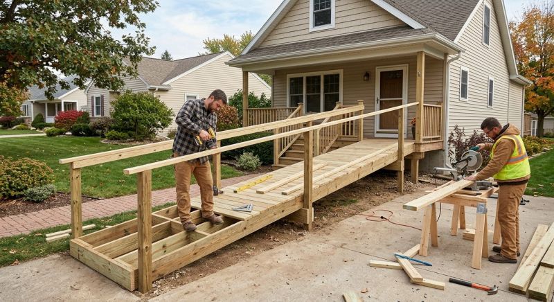 Entrance Ramp Installation in Kansas City, KS