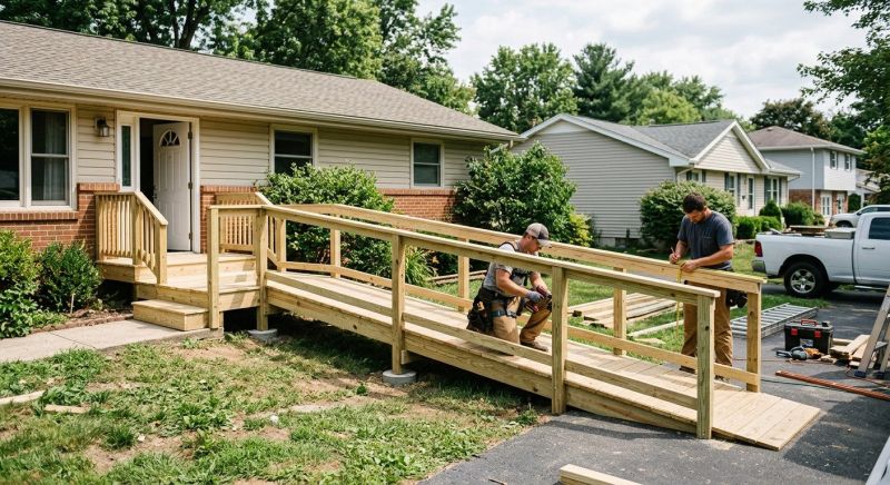 Handicap Ramp Installation in Kansas City, KS