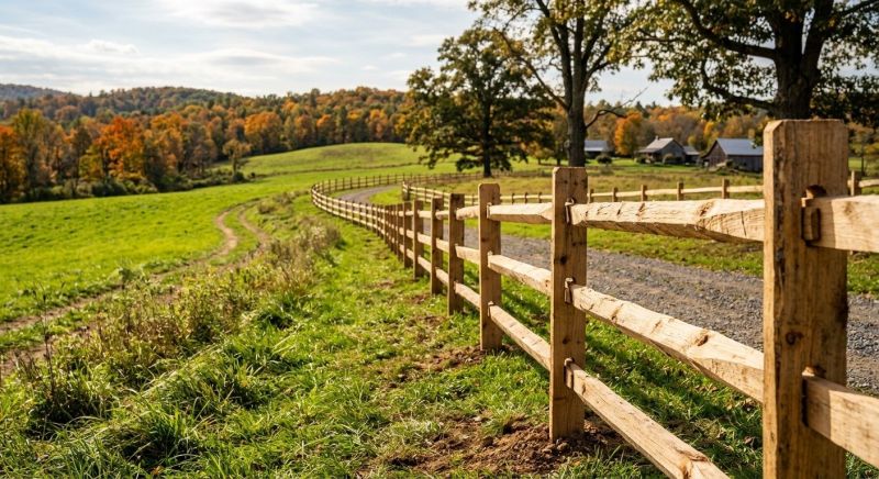 Rail Fence Replacement in Pearland, TX