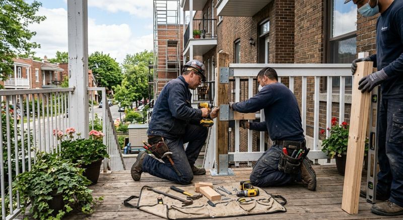 Wood Balcony Repair in Redmond, WA