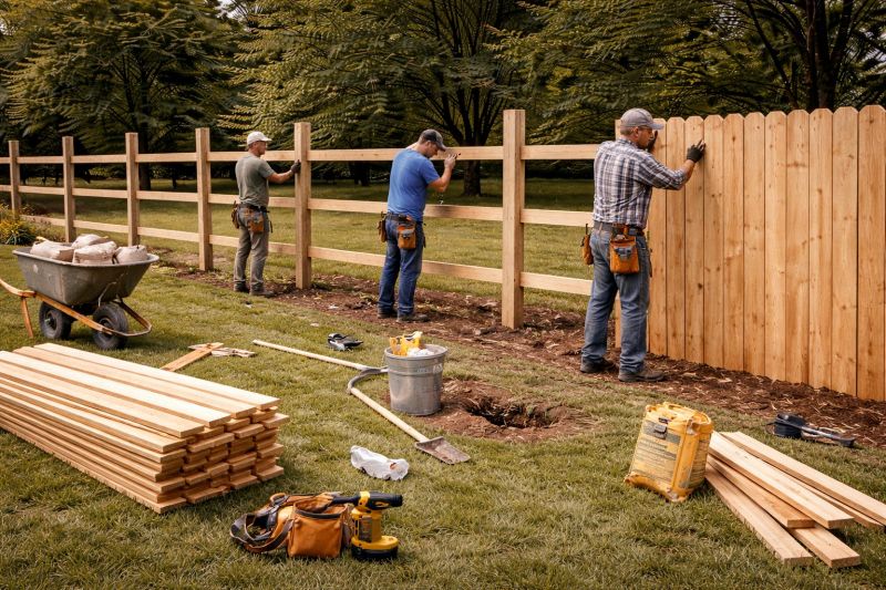 Wood Fence Installation in Roseville, CA