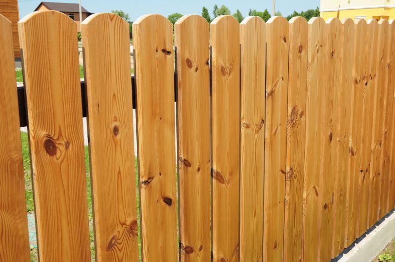 Wood Plank Fence Installation in Pearland, TX